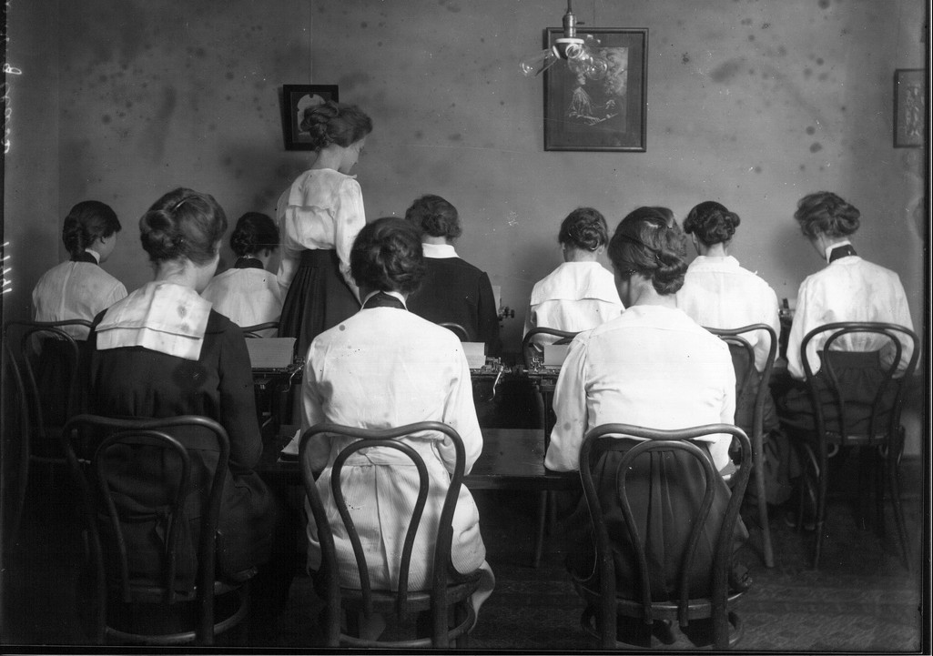 Women in classroom