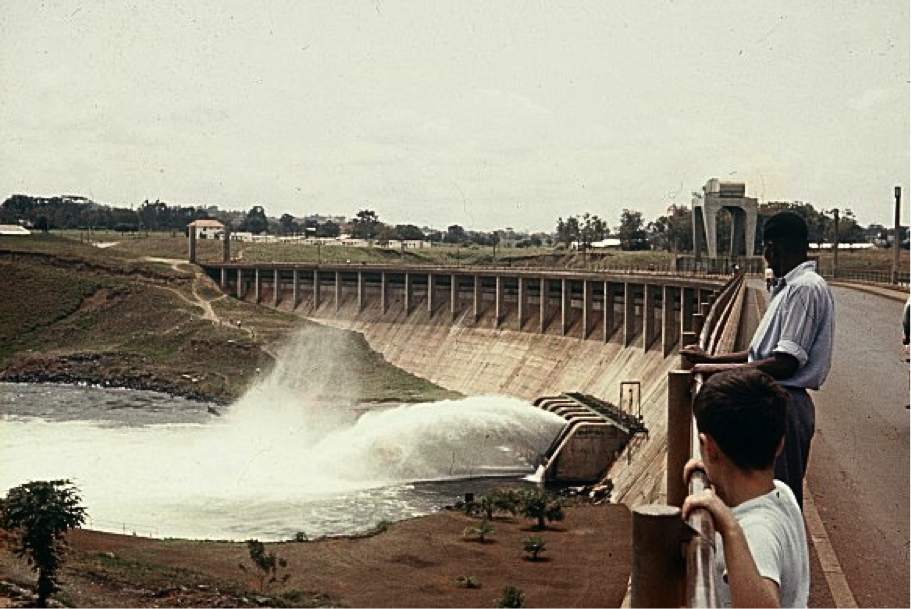 Janet Davis, “Owen Falls Dam looking towards Jinja.” Source: East African Memories 1.