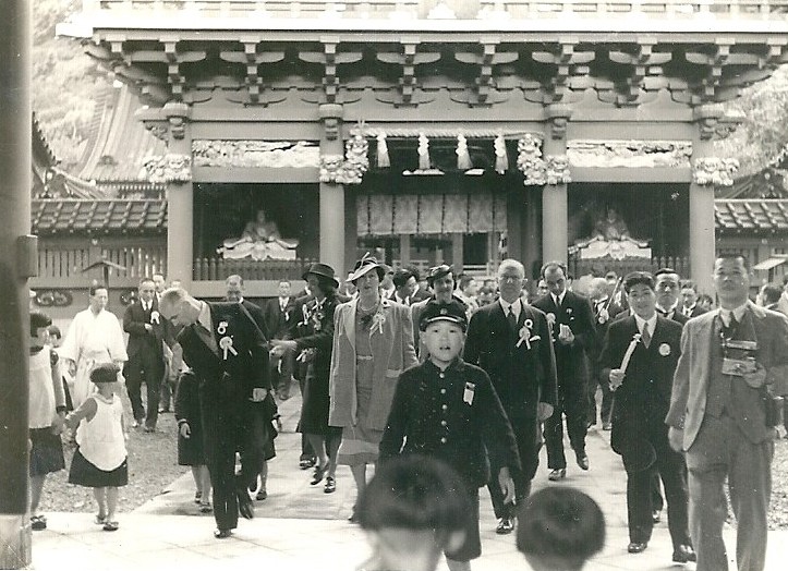 Italian delegation in Japan, 1938