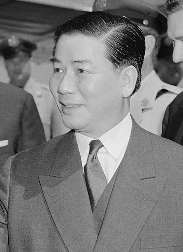 South Vietnamese President Ngo Dinh Diem. Source: National Archives and Records Administration, NAID 542189, Public domain.