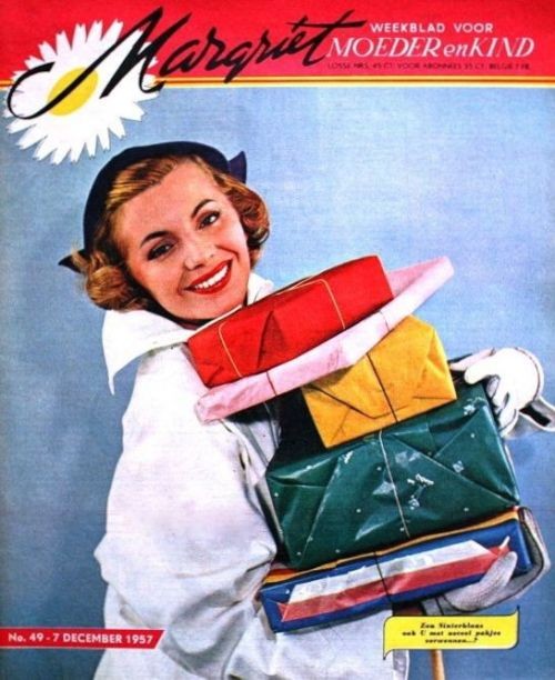 Christmas issue of the Dutch magazine Margriet, December 1957.