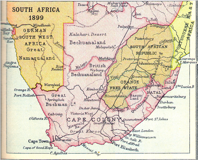 maps of southern namibia africa