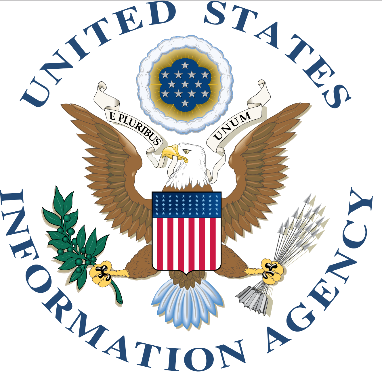 Seal of the United States Information Agency. Source: Wikimedia Commons, Public domain.