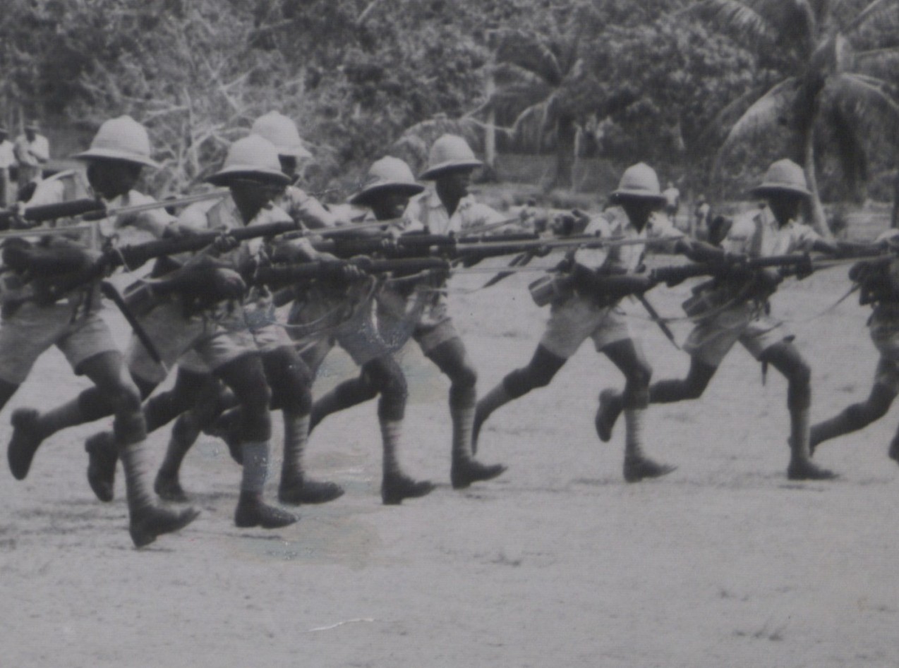 Soldiers training in Trinidad and Tobago