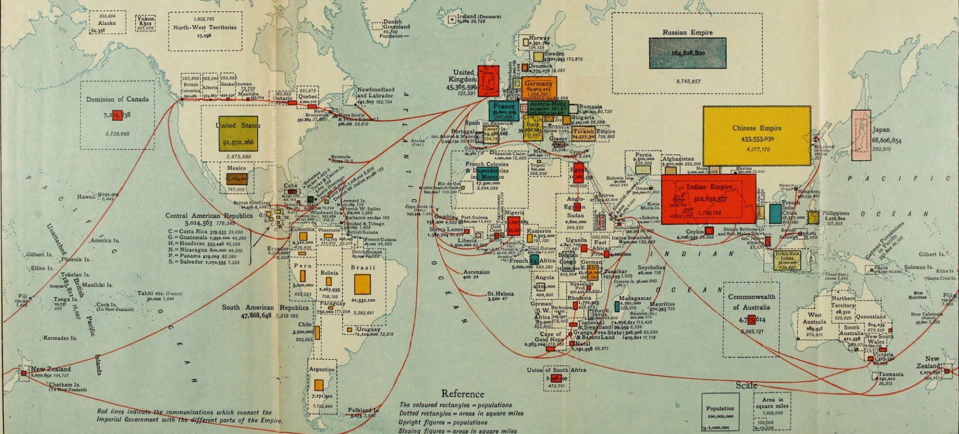 World Map, 1916