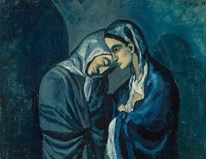 Picasso, Pablo, “Two Sisters (The Meeting),” Painting, 1902, https://www.pablopicasso.org/