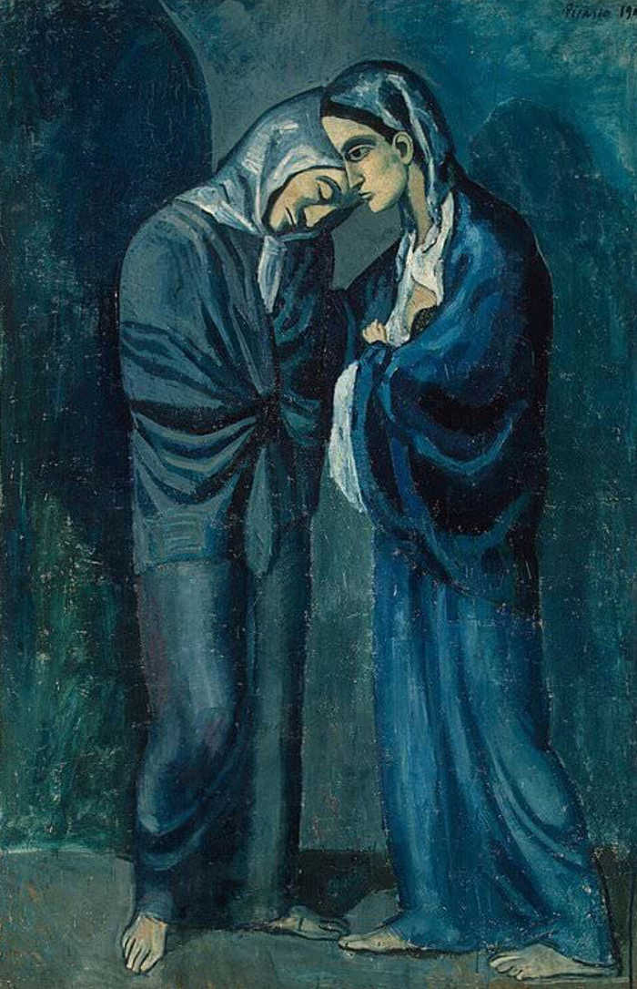 Picasso, Pablo, “Two Sisters (The Meeting),” Painting, 1902, https://www.pablopicasso.org/