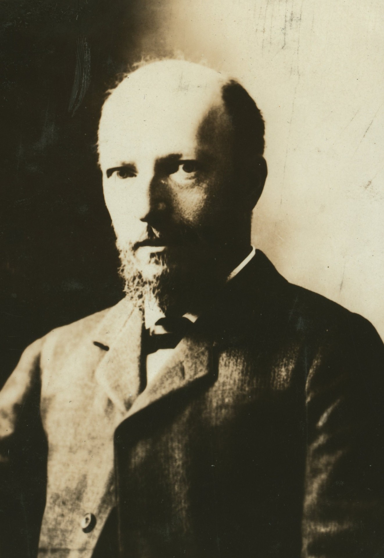 "Dr. Felix Adler, Chairman, National Child Labor Committee" (c. 1913) by Lewis Wickes Hine. Source: Library of Congress, Public domain.