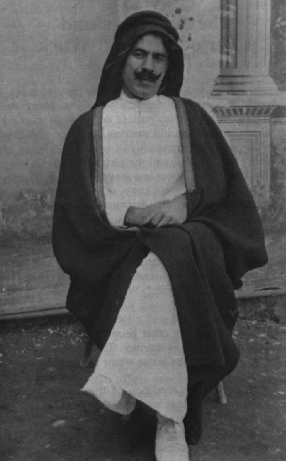 Male Armenian survivor in Arab clothing. Source: Khoren K. Davidson, Odyssey of an Armenian of Zeitoun (New York, 1985), p. 197.