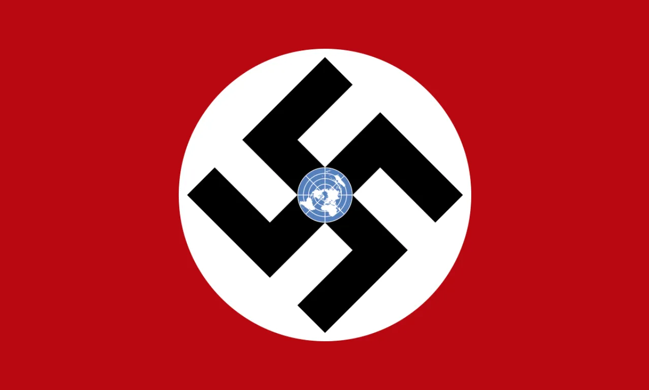  Flag of the American Nazi Party (ANP), founded by George Lincoln Rockwell in 1959. Source: Wikimedia Commons, Public domain.