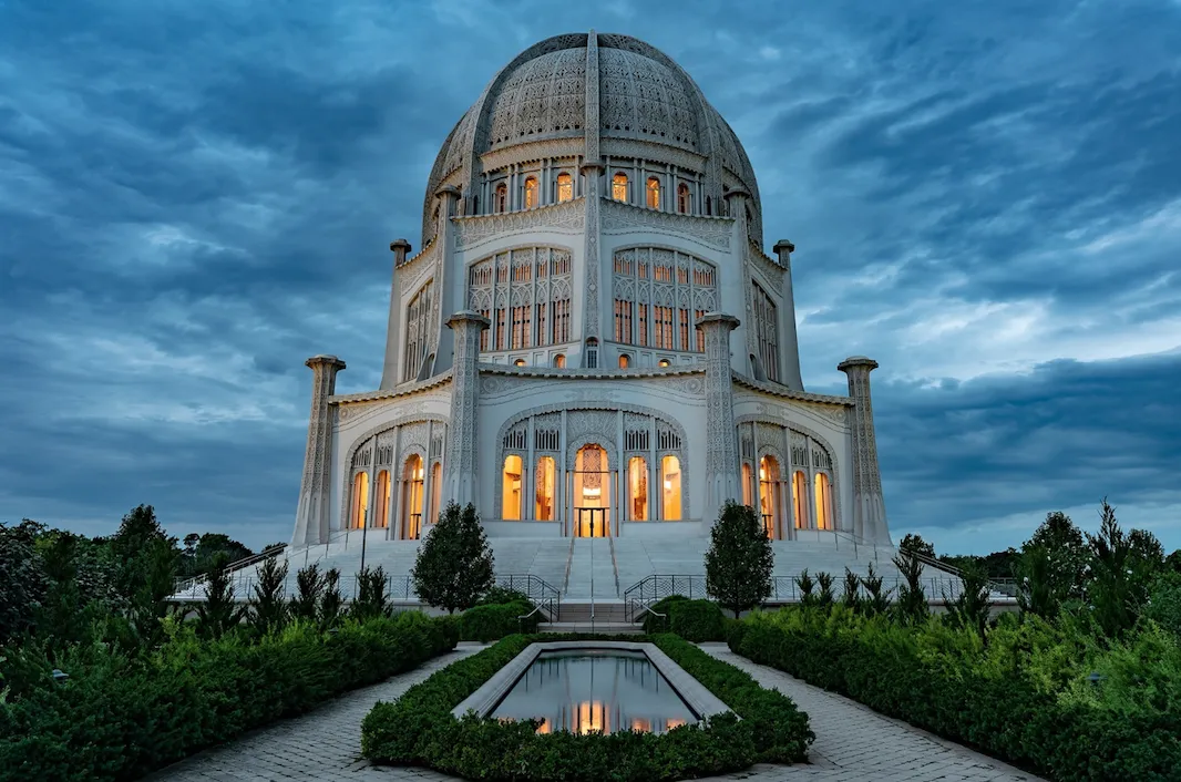 Bahai Temple of Worship, (CC BY-SA 4.0). Source: Student Dissertation.