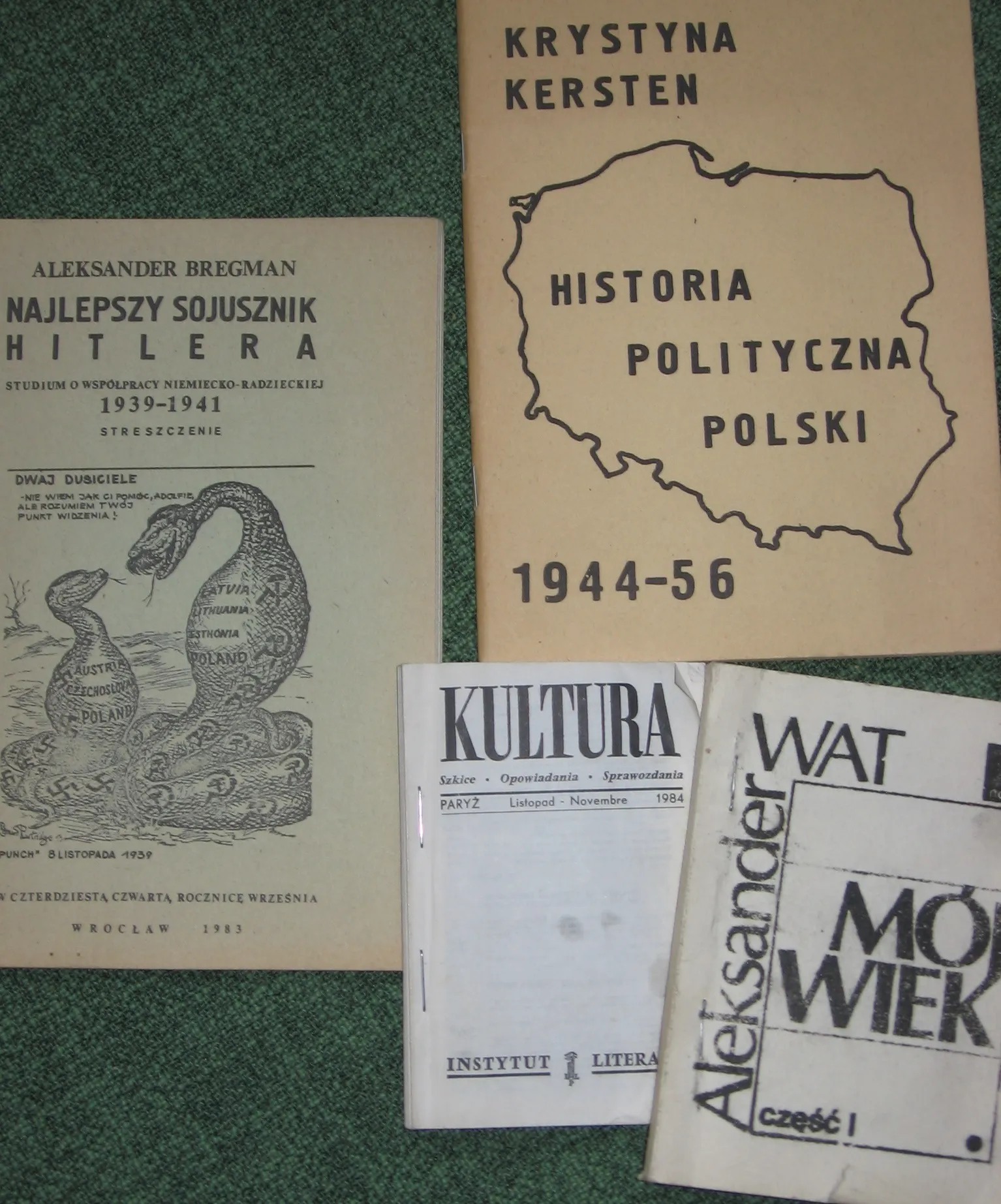“Wydawnictwa podziemne.jpg” — Polish underground (samizdat) books and brochures from the 1980s, by Julo; released into the public domain. Source: https://commons.wikimedia.org/wiki/File:Wydawnictwa_podziemne.jpg