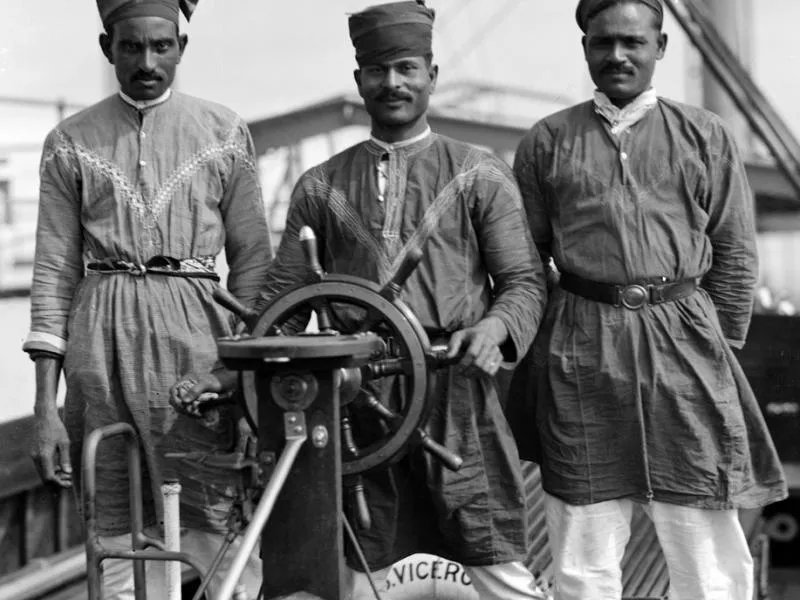 1930s, Lascar Sailors, Source: https://www.ourmigrationstory.org.uk/oms/the-lascars-britains-colonial-era-sailors