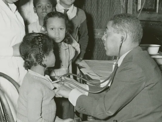Doctor with children, U.S. Source: MA/MSc Program