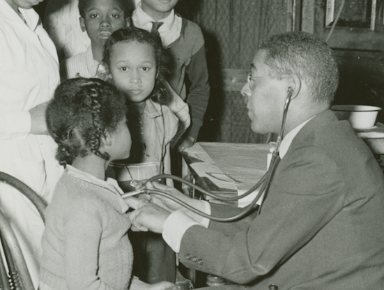 Doctor with children, U.S. Source: MA/MSc Program