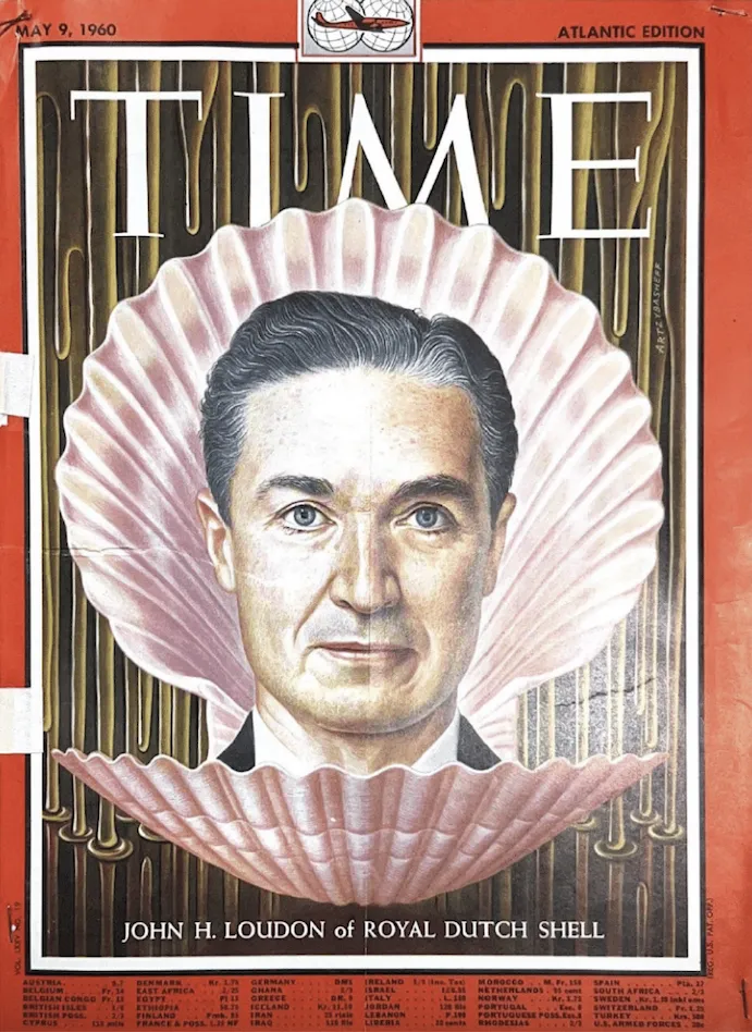 John Loudon on the cover of Time (May 9, 1960), Private Archive of John Loudon